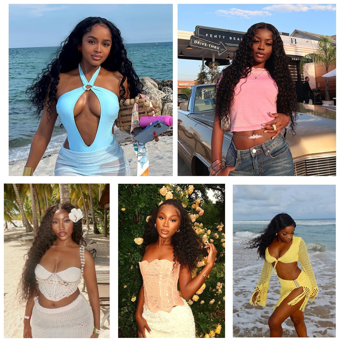 12A Deep Wave Human Hair Bundles 20 22 24 Inch Deep Curly Bundles Human Hair 100% Unprocessed Brazilian Virgin Weave 3 Bundles Double Weft