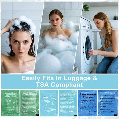 skourvut Bulk Hygiene Kits Travel Size Toiletries,Homeless Kit for Homeless,Toiletry Kits Homeless Bulk for Women,Men,Travel,Charity and Hotel100