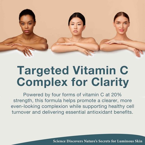 Lira Clinical BIO Hydra C Serum – Vitamin C Face Serum with Citric Acid and Plant Stem Cells – Hydrates Skin and Reduces Visible Signs of Aging – Daily Skincare Solution with Antioxidants - 50 ml