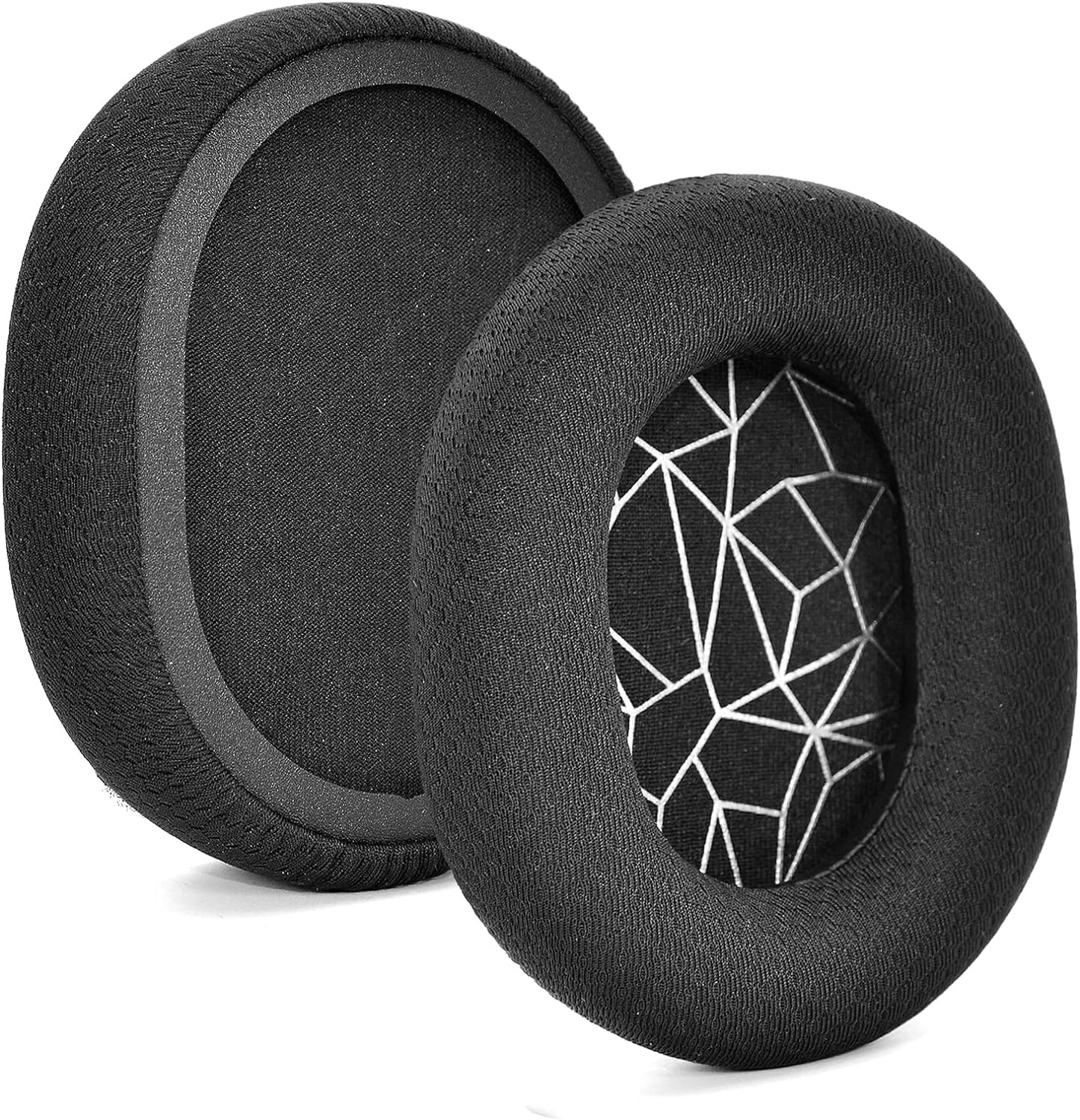 Arctis 3/5 / 7/9 Replacement Black Fabric Ear Pads Cushion Compatible with SteelSeries Arctis 3 / Arctis 5 / Arctis 7 Arctis 9 / Arctis 1 / Arctis pro Lossless Wireless Gaming Headset Headphone