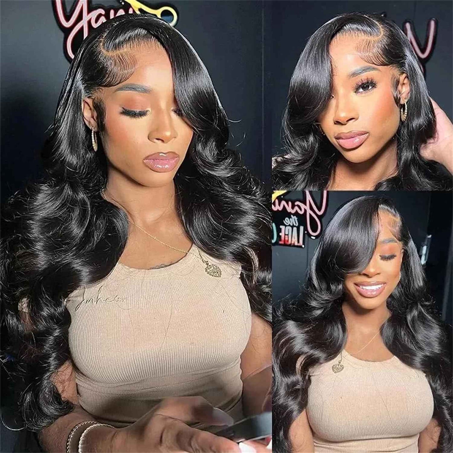 Human Hair Bundles 16 18 20 22 Inch Body Wave Bundles Human Hair 100% Unprocessed Brazilian Virgin Weave 4 Bundle Natural Black for Women Hair Extensions