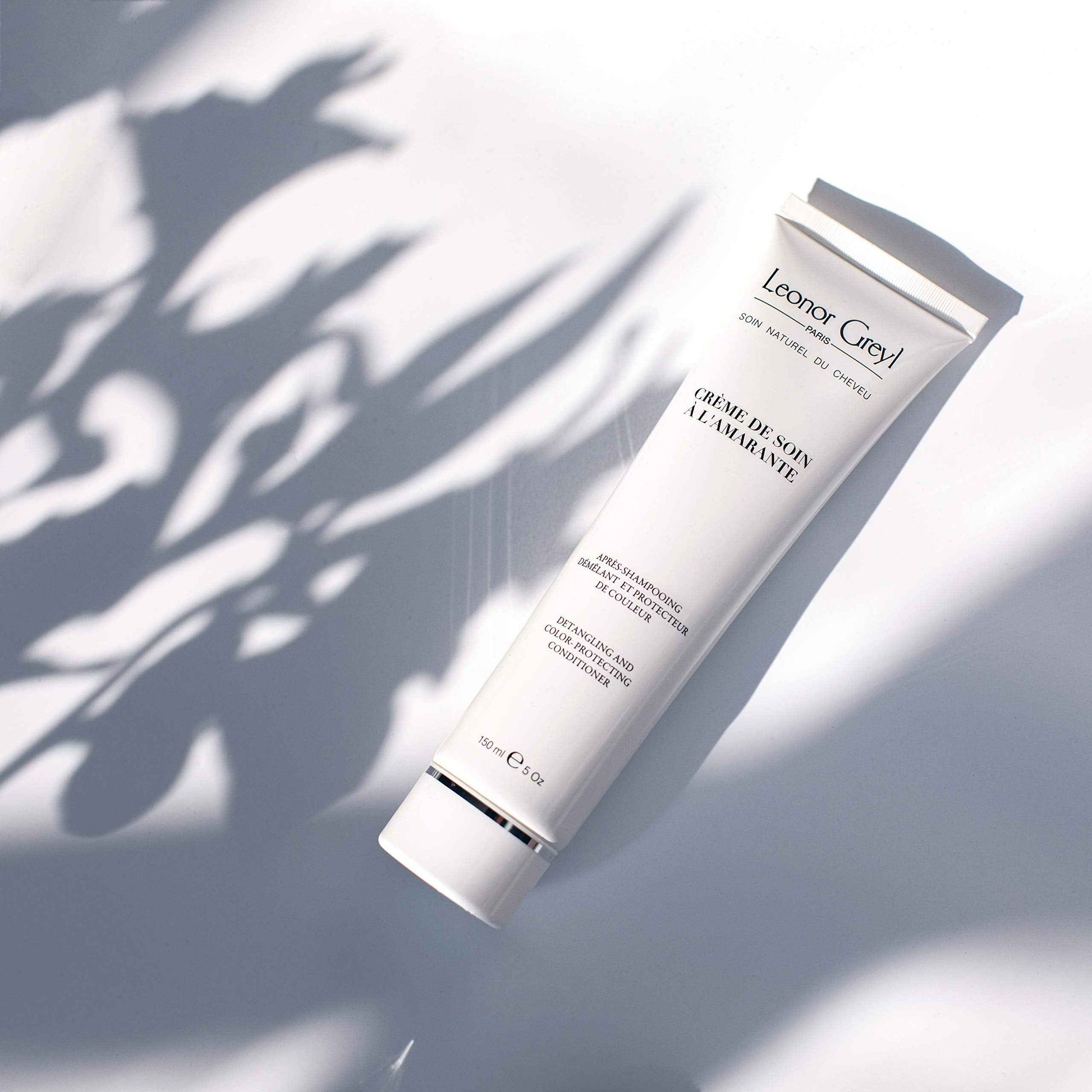 Leonor Greyl Paris - Creme De Soin a L'Amarante - Detangling and Color-Protecting Conditioner - Gluten Free & Vegan, 94% Natural Ingredients - Deep Smoothing Conditioner (5 Oz)