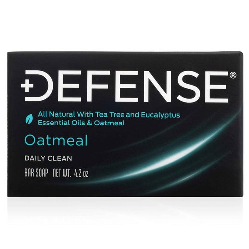 Defense Soap 12pk All Natural Oatmeal Bar Soap for Men | Made by Wrestlers with Tea Tree Oil & Eucalyptus Oil to Promote Healthy Skin