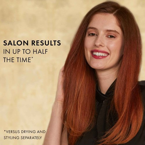 Hot Tools Professional Rainbow Turbo Ceramic Hair Dryer | 1875W Powerful and Quiet Blowouts & 24K Gold One-Step Hair Dryer and Volumizer | Style and Dry, Professional Blowout with Ease