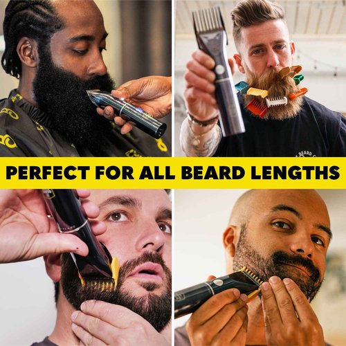 The Beard Club PT45 Beard Trimmer for Men & BT-Zero Body and Groin Trimmer for Men - Electric Cordless Rechargeable Powerful 7000 RPM Motor Trimmers for All Your Grooming Needs– Gift Kit Bundle