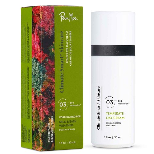 Pour Moi Temperate Retinol Day Cream - Anti-Aging Moisturizer with Hyaluronic Acid • Climate-Smart® Skincare for Mild Weather • Vegan • 30ml