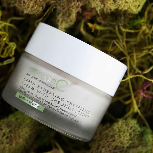 emergin C Earth Hydrating Phytelene Cream - Anti-Aging Moisturizer with Chronopeptides + Multivitamins - Antioxidant-Rich Day + Night Face Cream for Fine Lines + Wrinkles (1.6 oz, 50 ml)