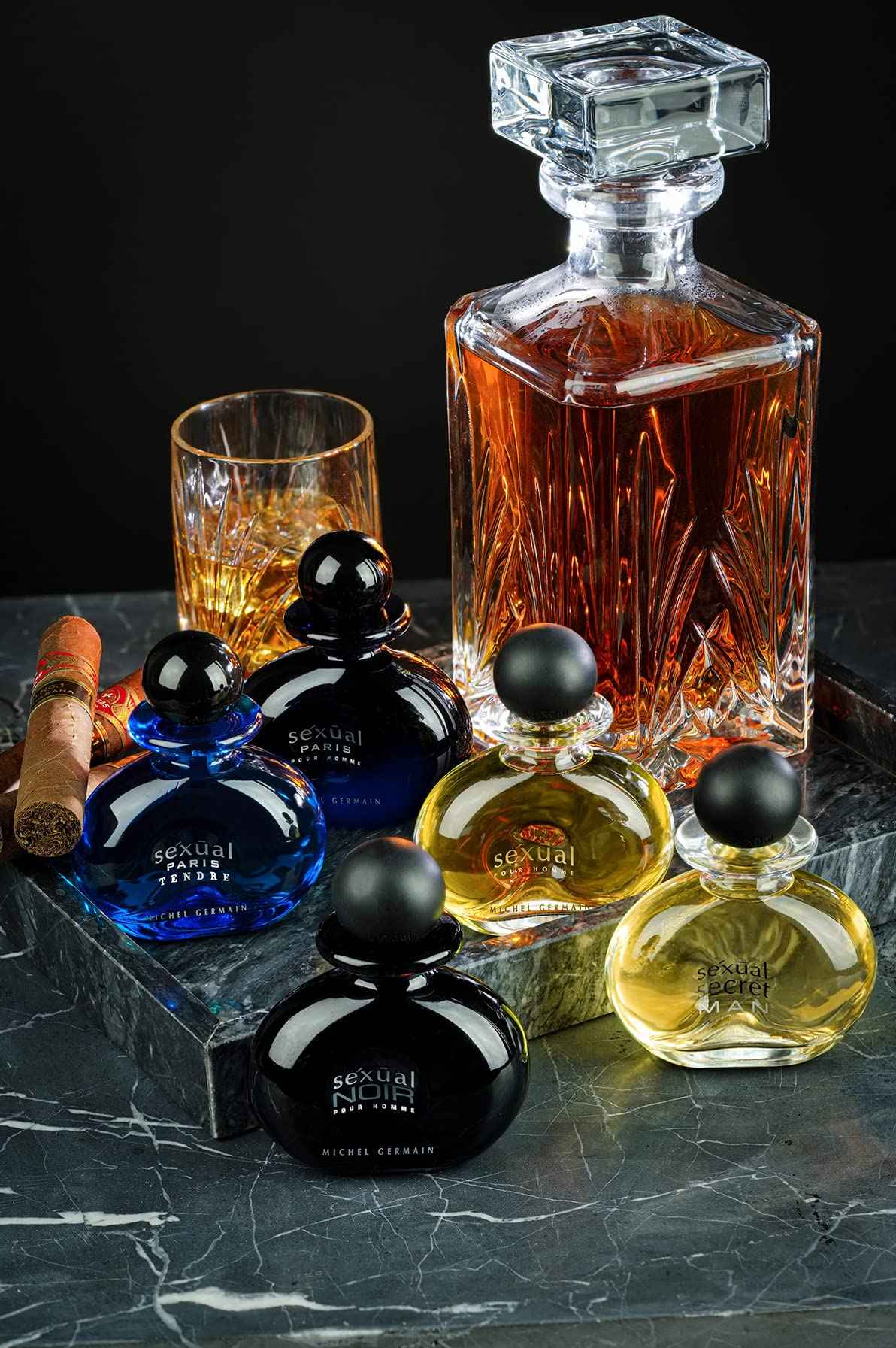 Michel Germain Sexual Steel Pour Homme Eau de Toilette Spray Men's Cologne, Top Notes of Ginger, Bergamot, Rhubarb Leaves, Charismatic & Intense Gift for Him, 2.5 Fl Oz