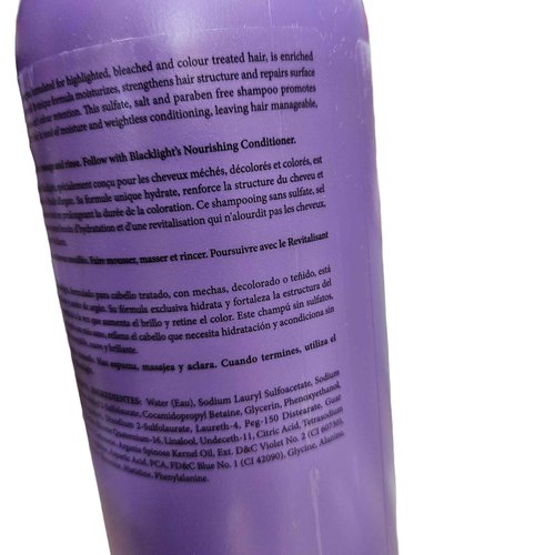 Oligo Professionnel - Blacklight Nourishing Shampoo - Sulfate free shampoo for blondes - Vegan - For Color Treated Hair - Hydrating formula with Argan oil - 32 oz
