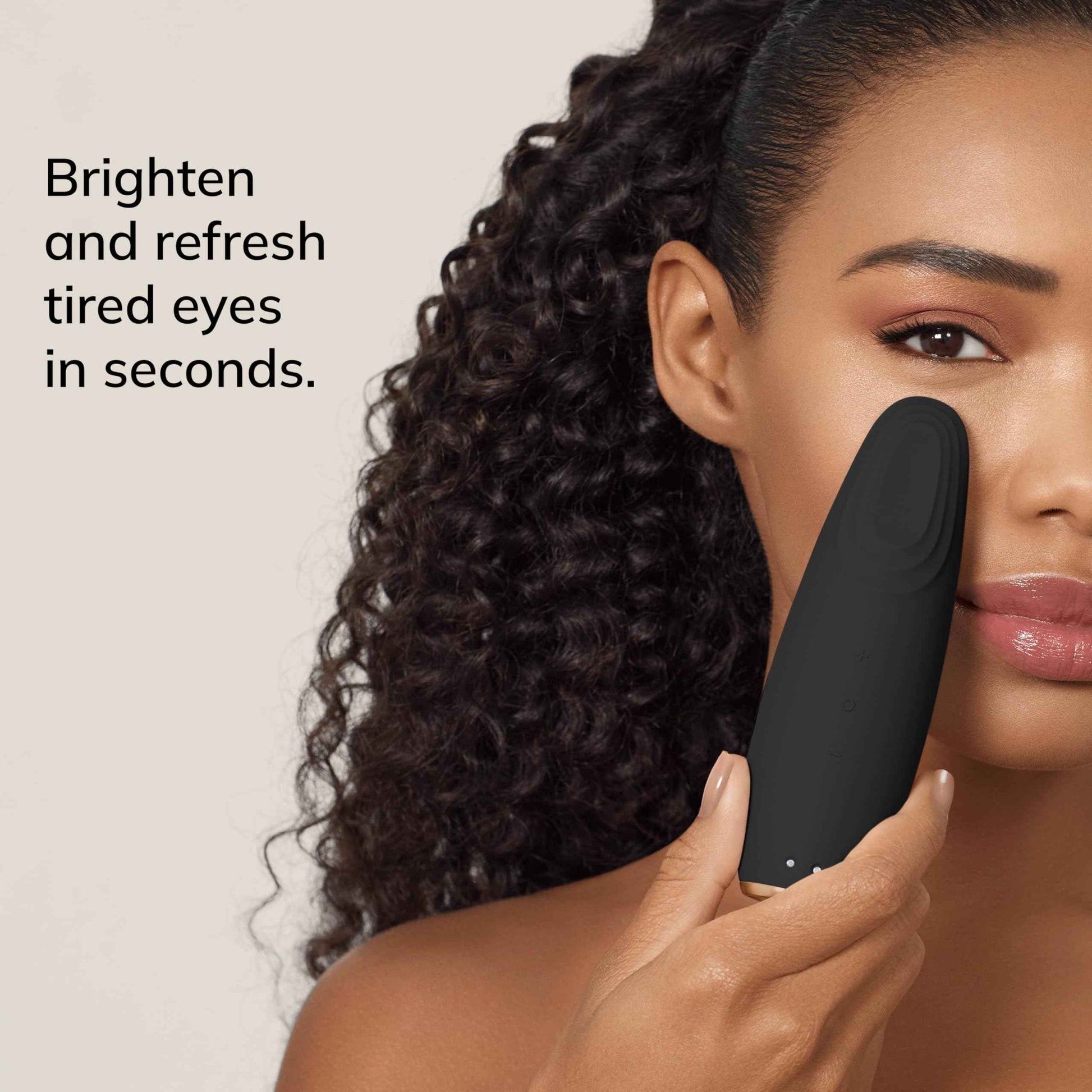 GESKE SmartAppGuided™ Warm & Cool Eye Energizer | 6 in 1 | Heated Eye Massager | Combat Dark Circles & Under-Eye Bags | Refresh Droopy Eyelids | Anti-Stress & Relaxation | Sonic Massaging