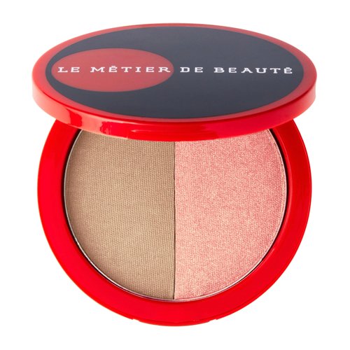 MĒTIER Blush Bronzer Duo for a Radiant, Sun-Kissed Glow, Magnetic Compact (Traviata)