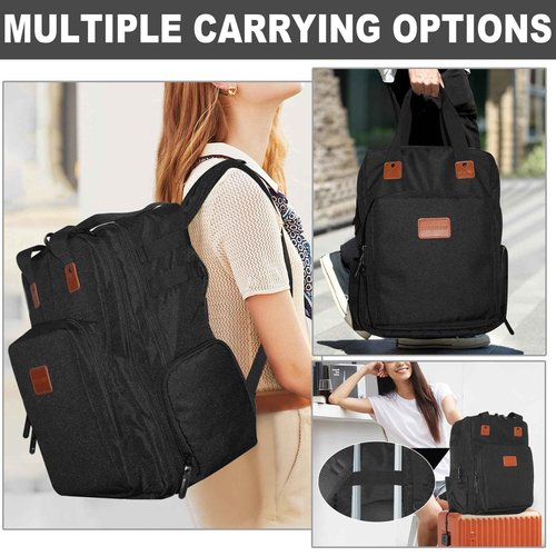 NADAENMF Barber Case Bags Backpack for Clippers and Supplies, Large Hairstylist Traveling Bag Hair Stylist Travel Bag Cosmetology Bag Cosmetic Tools Bags