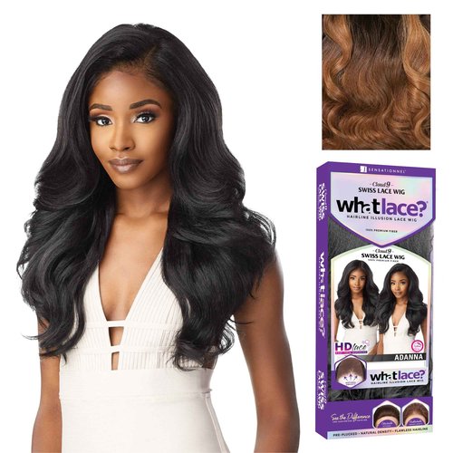 Sensationnel What Lace 13X6 Wigs - Adanna Lacefrontal Hand Tied Glueless Synthetic With Natural Density Preplucked Hairline (MP/HAZEL)