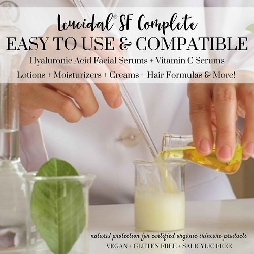 Skin Perfection Leucidal SF Complete Advanced Protection Natural Preservative Alternative Lactobacillus Coconut Soap, Skincare, Cosmetics, and Lotion Making 16 ounce