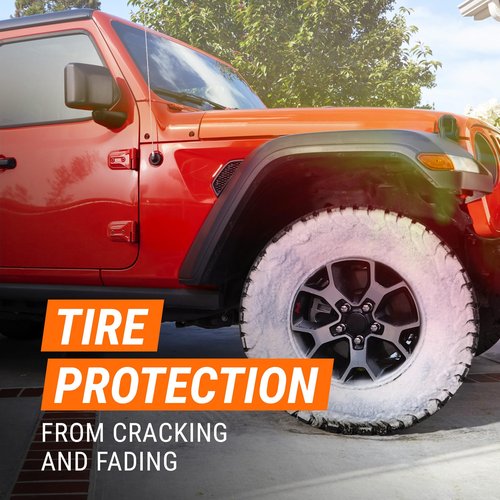 Bundle of Armor All Ultra Shine Car Wash and Car Wax by Armor All, Cleaning Fluid for Cars, Trucks, Motorcycles, 64 Fl Oz Each + Armor All Tire Foam, Tire Cleaner Spray for Cars, Trucks, Motorcycles