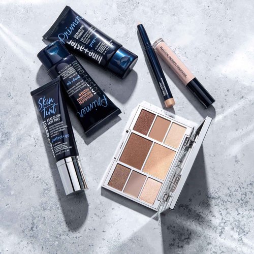 Lune+Aster RealGlow Face & Eye Palette | Illuminating All-Over-Glow Palette With Bronzer, Highlighter And 6 Nude Eyeshadows.