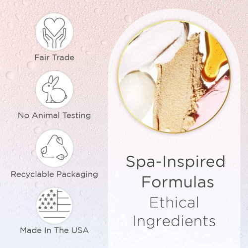 LaLicious Sugar Coconut Travel Set - Whipped Sugar Scrub, Shower Gel/Bubble Bath, Body Butter & Body Oil in a Luxe Velour Makeup Bag (4 Piece Kit)