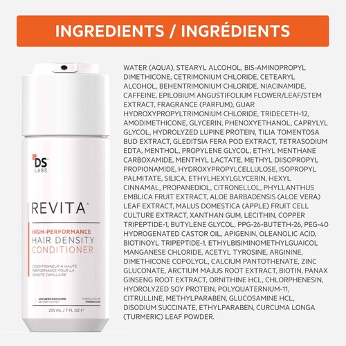 DS Labs Revita Conditioner, 925 mL – Scalp Refreshing Hydration for Fuller Looking, Weightless Hydration, Caffeine, Turmeric, Sulfate & Silicone Free, Color Safe, For Men & Women