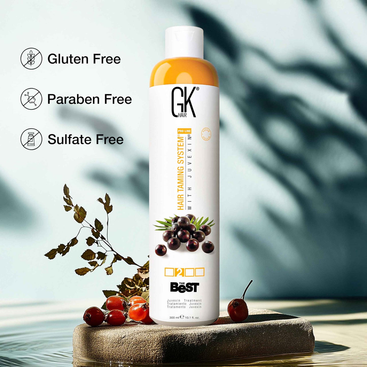 GK HAIR Global Keratin The Best Keratin Treatments 300ml (ACAI 300ml)