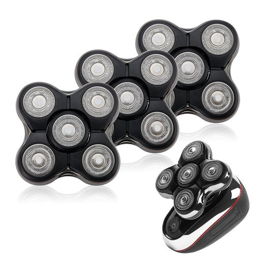 Shaver Replacment Heads Compatible with Remington Balder Boss XR7120/XR7100/XR1600/RX7 Shavers (3 Pack)