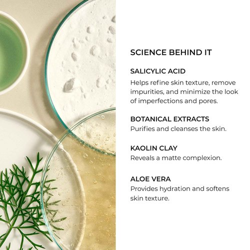 Natura Bissé Stabilizing Cleansing Mask, Purifying Deep Cleansing Mask, Cleanses, Purifies & Mattifies, For Normal, oily & acne-prone Skin, 7 Oz