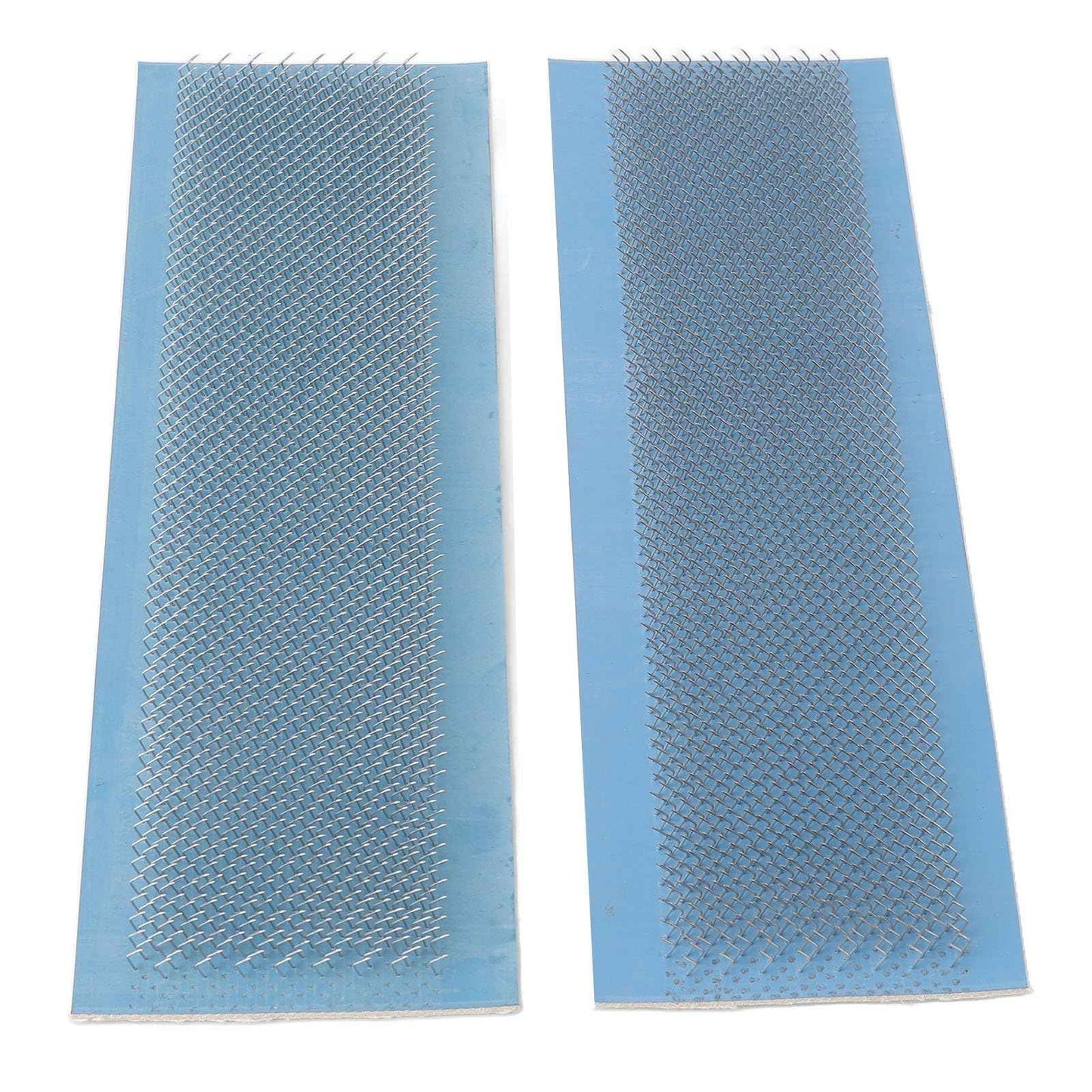 2pcs Hair Holder Dragging Mat, Stainless Steel Hair Extensions Drawing Card, Dragging Splint Tool10.6 X 3.5in