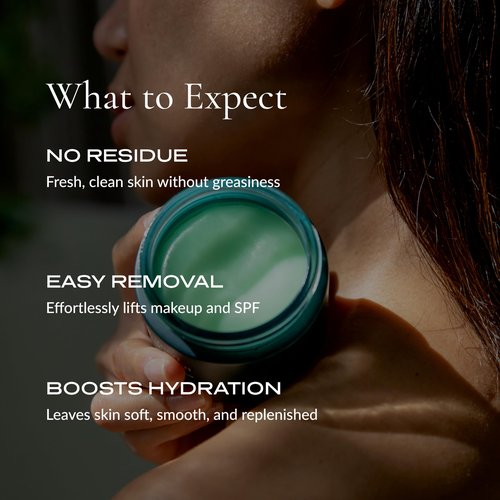 WYLYS Korean Green Cleansing Balm Makeup Remover All Natural K Beauty | Gentle Daily Face Cleansing Balm for Dry Skin | Jojoba, Babassu, Apricot, Green Tea Oil & More