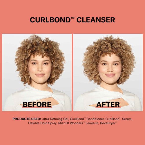 DevaCurl CurlBond Re-Coiling Mild Lather Cleanser, Cozy Getaway, 32 fl. oz.