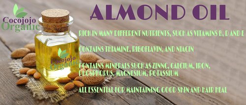 cocojojo Pure Bitter Almond Oil - Unrefined, Cold Pressed, Extra Virgin, All Natural - Perfect for Hair, Face, Skin, Nails (1 Gallon)
