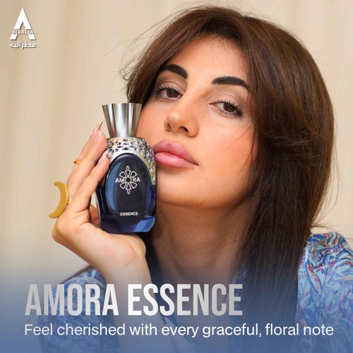 Atralia Amora Essence Extrait De Parfum 100Ml 3.4Oz Unisex Fragrance - Luxury and Original Extrait de Parfum with Top notes of Lychee, Rhubarb and Bergamot