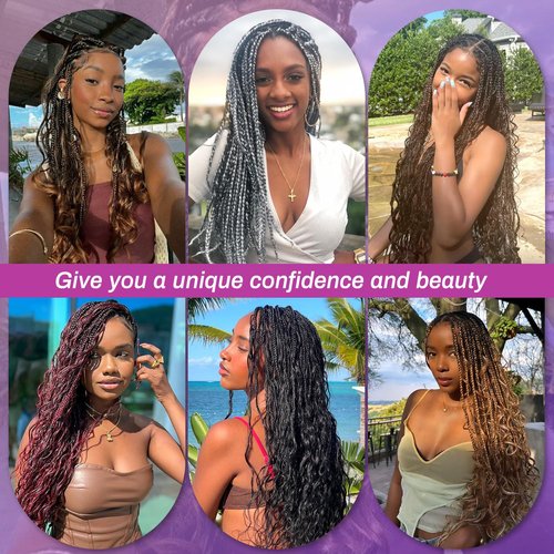 Topnormantic Human Braiding Hair for Boho Braids,Deep Curly Bulk Salt and Pepper Human Hair 100g 2 Bundles/Pack Brazilian Virgin Hair No Weft Wet and Wavy Gray Hair Extensions for Black Women 18 Inch