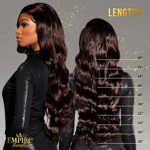 Sensationnel Empire bundles- body wave 10a tangle shed free human hair for weaving and sew in styles - 1 pack (24 inch, NATURAL/BLACK)