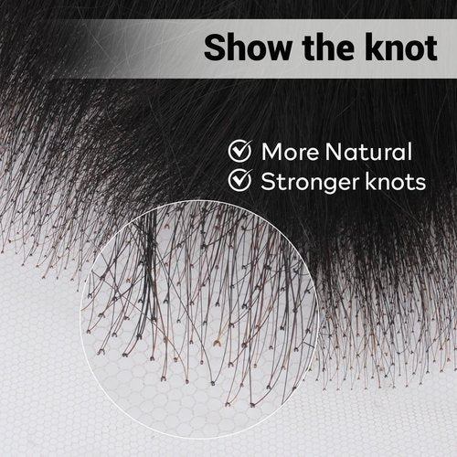 Filelf 13x4 Hd Lace Closure,Invisible Skinlike Swiss Lace Pre-Plucked Hairline Human Hair Frontal Glueless Design Straight Natural Black 12 Inch