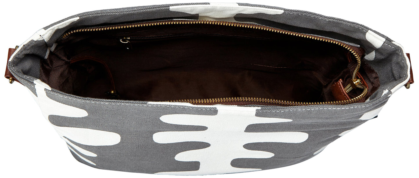 Maika Cosmetic Sling Crossbody Bag, Echo Charcoal