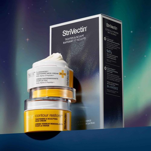 StriVectin TL Advanced™ Holiday Duo Tighten and Sculpt Kit, Brighten and Lift Skin Tone, Peptides and Hyaluronic Acid
