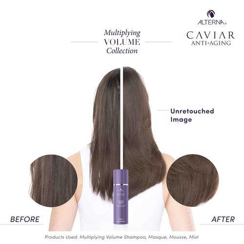 Alterna CAVIAR Anti-Aging Multiplying Volume Masque 5 Fl Oz | Lightweight Hydrating Hair Volumizer Mask for Fine, Thin, Limp or Flat Hair | Adds Shine & Body | Strengthens, Detangles & Boosts Fullness