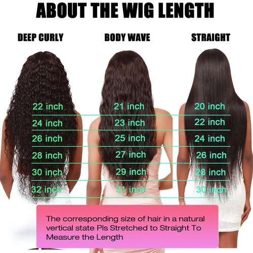 ManeMajesty 13x6 Lace Front Wigs Human Hair Glueless Wear and Go Deep Wave Wig Pre Plucked Pre Cut HD Lace Frontal Wig with Baby Hair For Black Women 16 Inch Natural Color