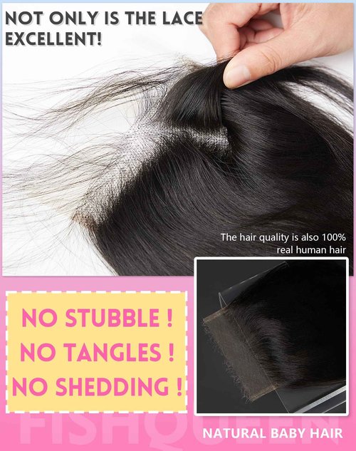 Body Wave Human Hair 5x5 HD Swiss Lace Closure Only 0.095mm Ultra-Thin Invisible Bleached Knots Frontal HD Lace Closure Pre-Plucked Skinlike Brazilian Raw Human Hair(5x5 Natural Black 20 Inch)