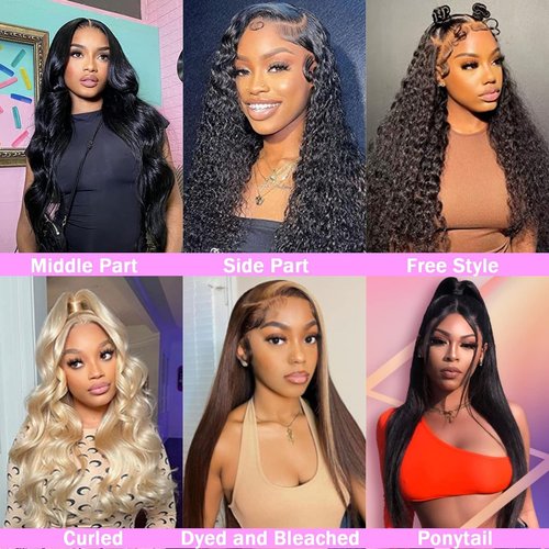Usexy 30 Inch13x6 Lace Front Wigs Human Hair Pre Plucked 180% Density Straight HD Transparent Glueless Wigs Human Hair 13x6 Straight Lace Frontal Wigs Human Hair Wigs for Women With Baby Hair