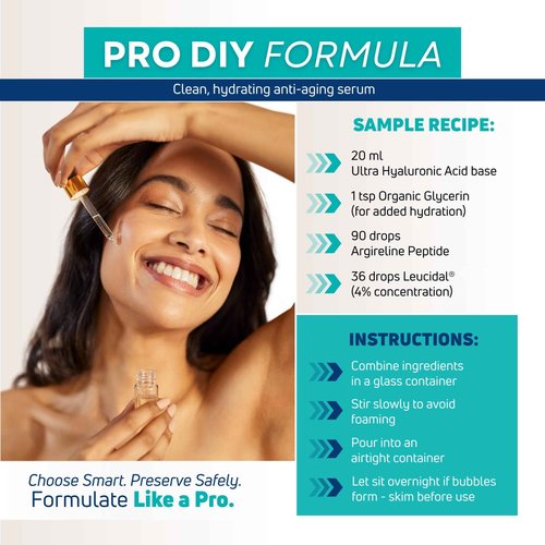 Skin Perfection Leucidal Liquid Sf Max Lactobacillus Natural Preservatives for Cosmetics Natural Preservative Alternative Skin Care Lotion Making Leucidal Liquid SF 16 Oz