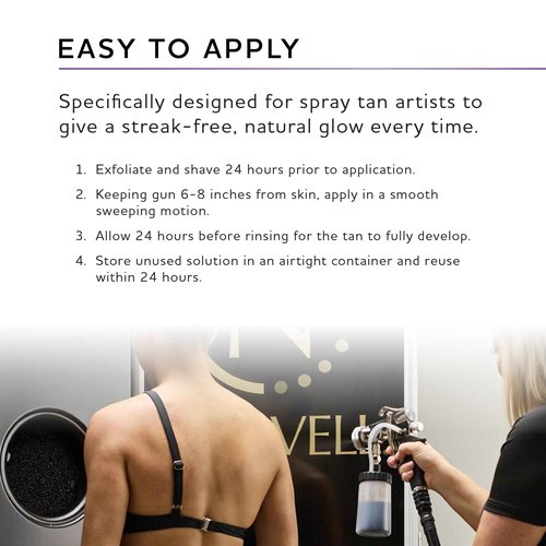 Norvell Premium Spray Tan Solution Venetian Plus 34 fl oz – Professional Sunless Tanning Formula for Deep Natural Bronze Glow, Streak-Free, Fast-Drying, Long-Lasting Color