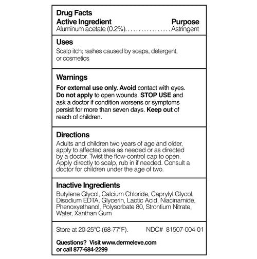 Dermeleve Scalp Serum for Neuropathic Itch, Sebborheic Dermatitis & Scalp Psoriasis | Dry Itchy Scalp Treatment | Quick Absorbing, Moisturizing & Non-Greasy (3 Pack)