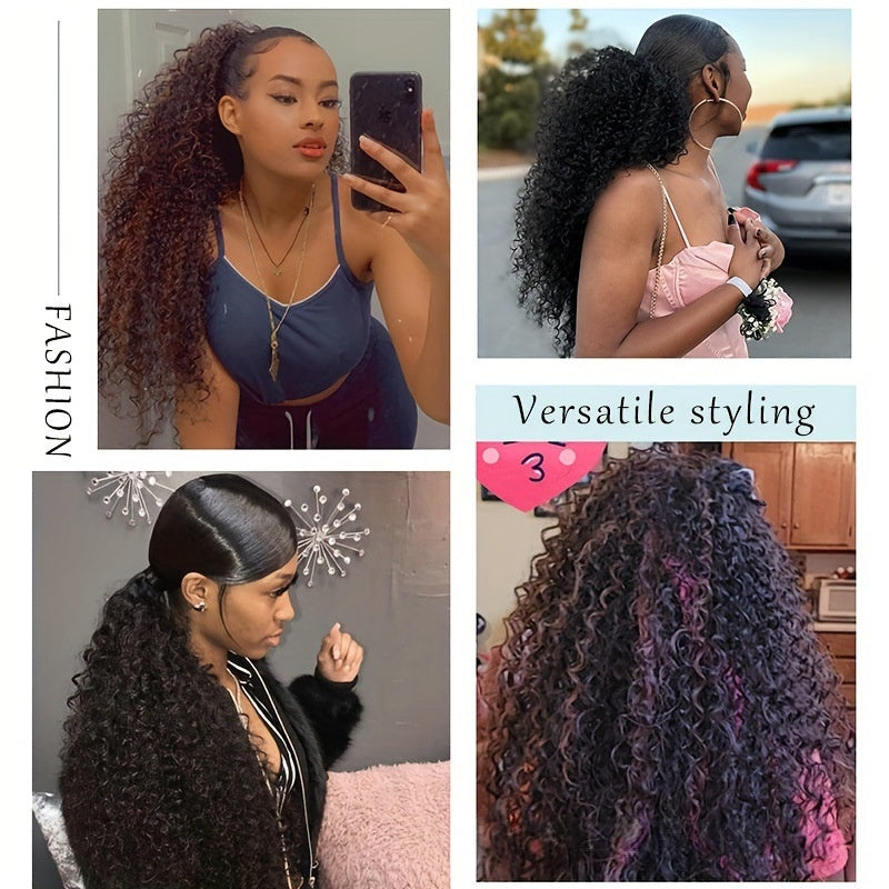 African-Style Synthetic Fluffy Wig for All Face Types - High Temperature Fiber