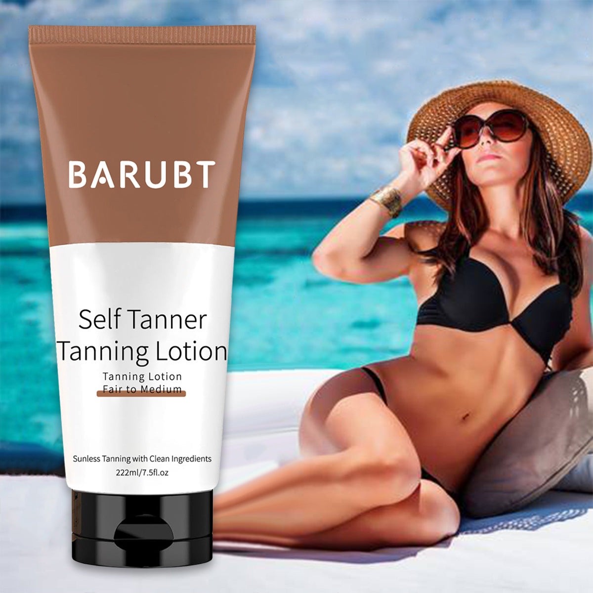 Sunless Tanning Lotion 222ml - Self Tanner Body Care