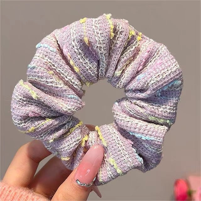 Summer Sweet Lace Scrunchie Hair Tie - Elegant Floral Hair Accessory