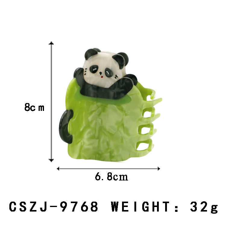 Cute Animal Acetate Hairpin - Handmade