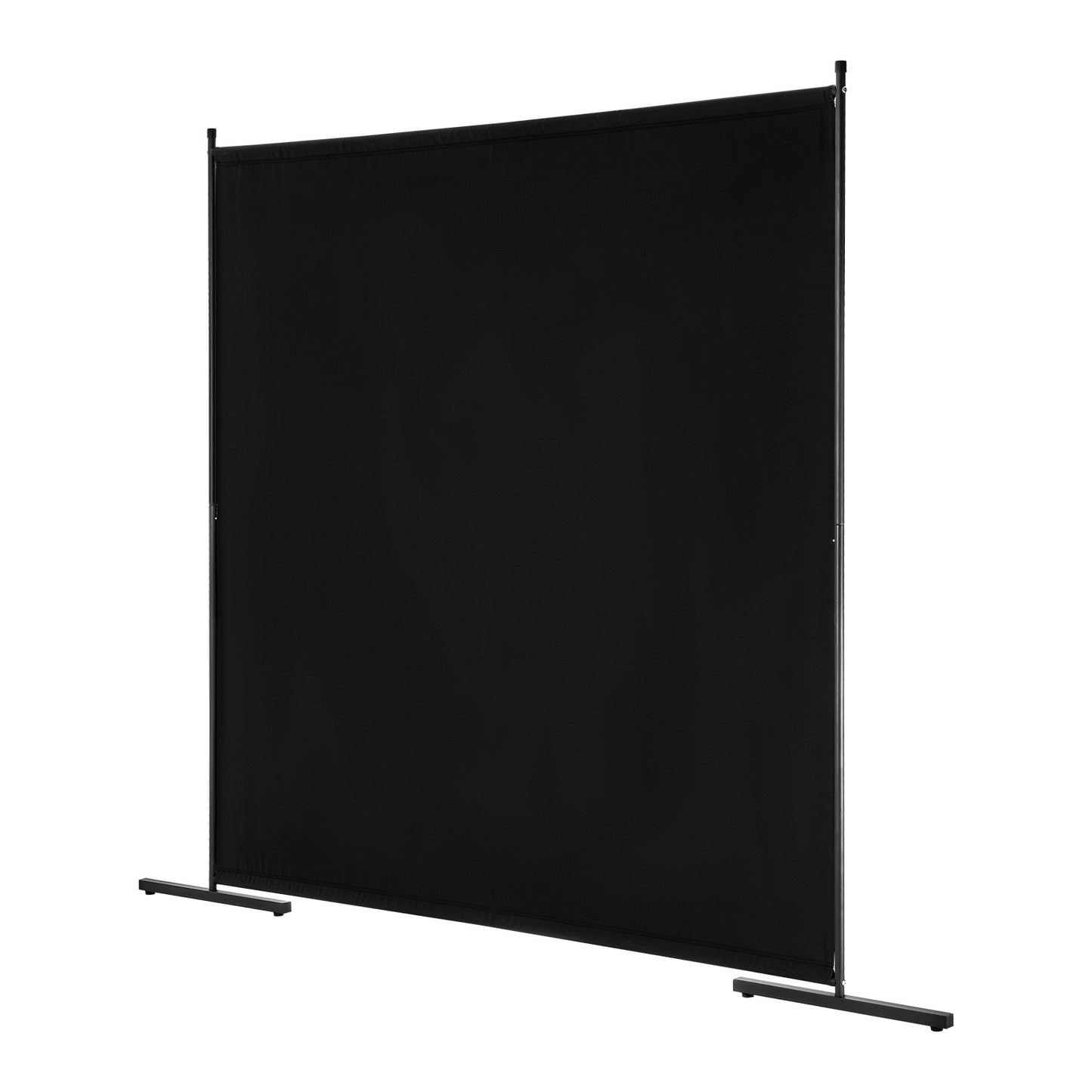 6FT Freestanding Room Divider - Black Privacy Screen Panel
