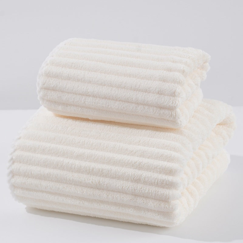 Oversized Face Towel Coral Velvet Thickened & Soft Home Textiles