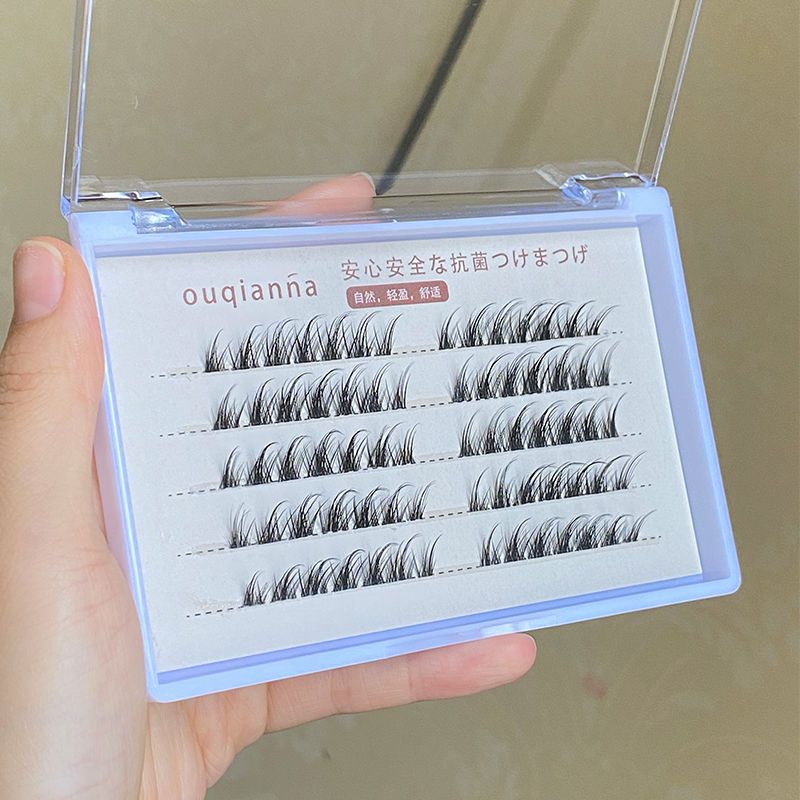 Clear False Eyelashes with Crystal Stem & Style Options - Makeup Accessories