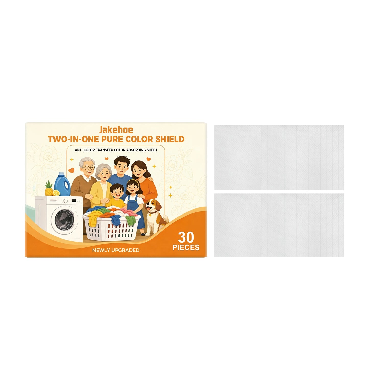 30PCS Clothing Color Locking Protective Sheet for Wardrobe & Storage